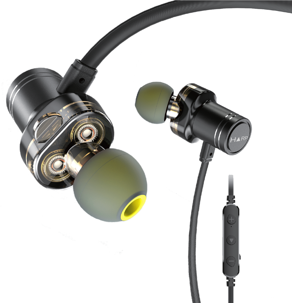 High End In Ear Earphones PNG