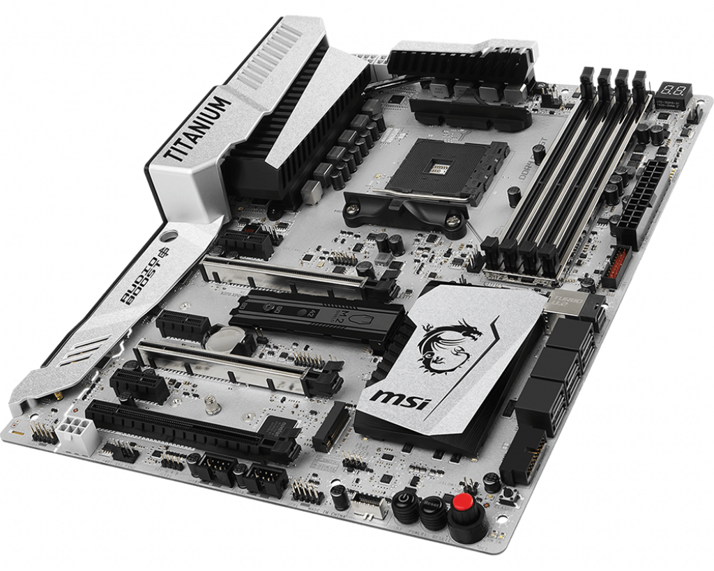High End M S I Motherboard PNG