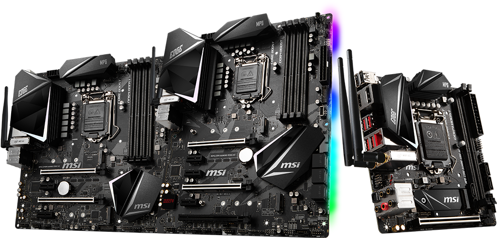 High End M S I Motherboards PNG