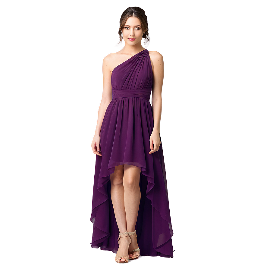 Download High-low Bridesmaid Dress Png 05232024 | Wallpapers.com