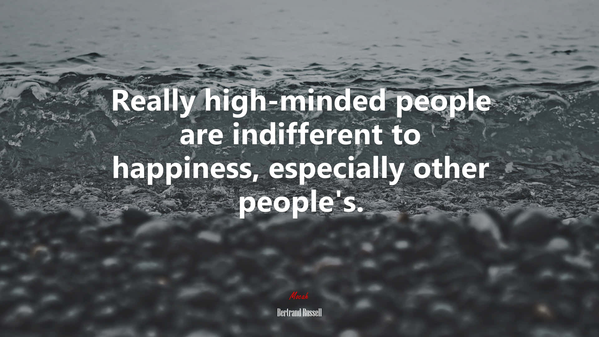 Reflecting the Philosophy of High-Minded People Wallpaper