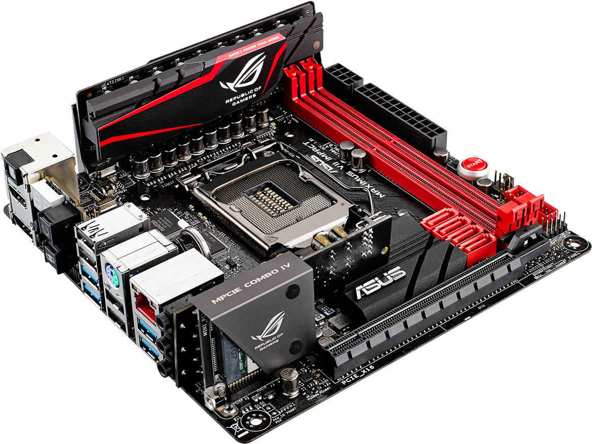 High Performance A S U S Motherboard PNG