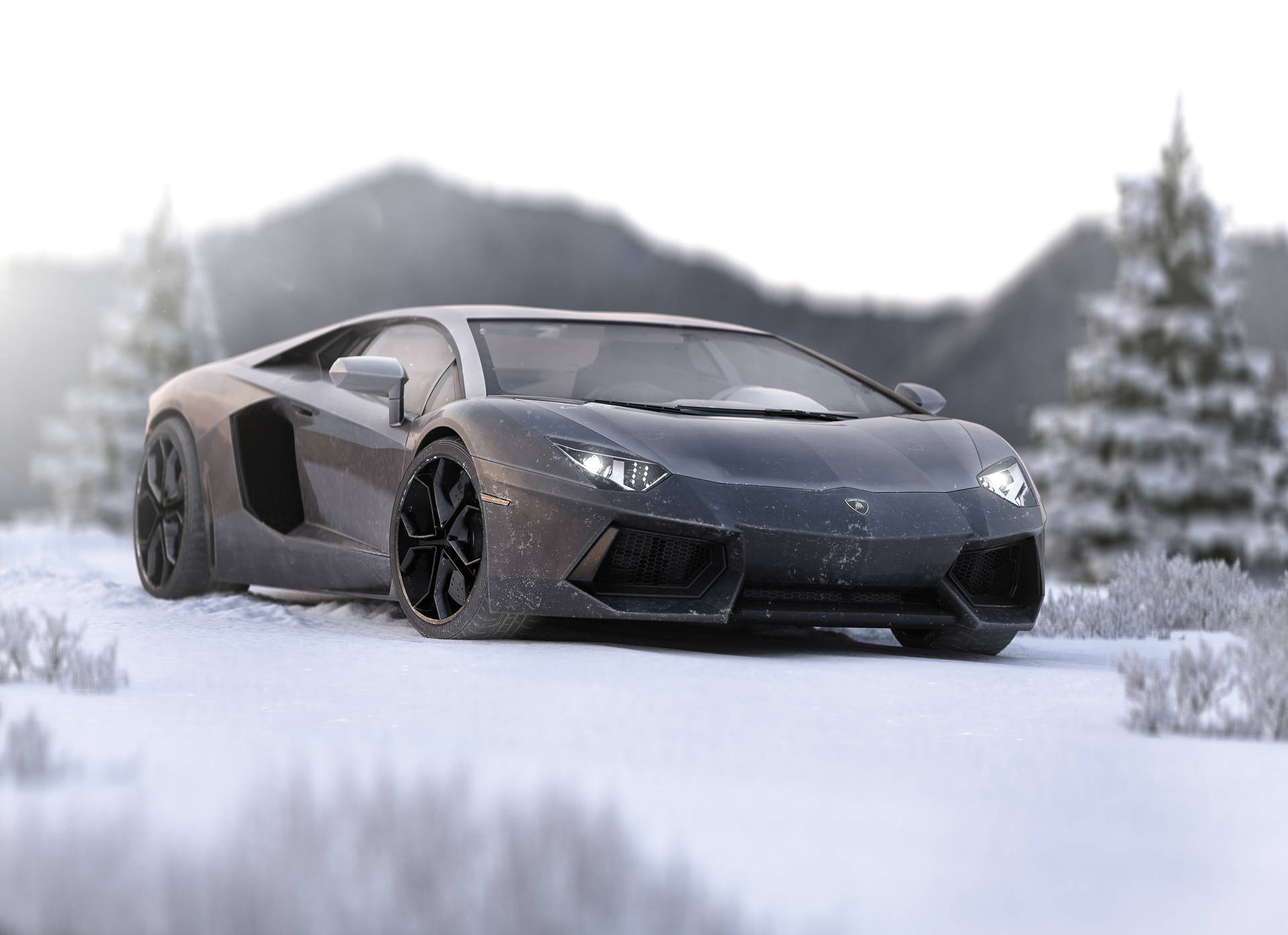 High-performance Luxury- Lamborghini In 4k Resolution Wallpaper