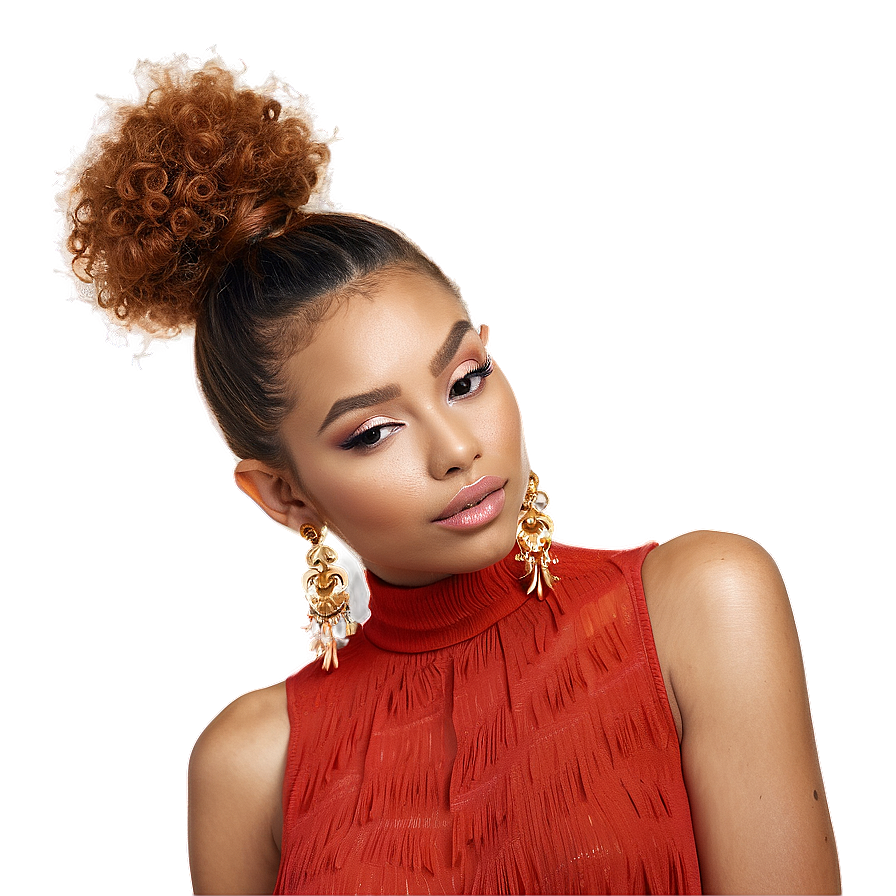 High Ponytail Fashion Png 62 PNG