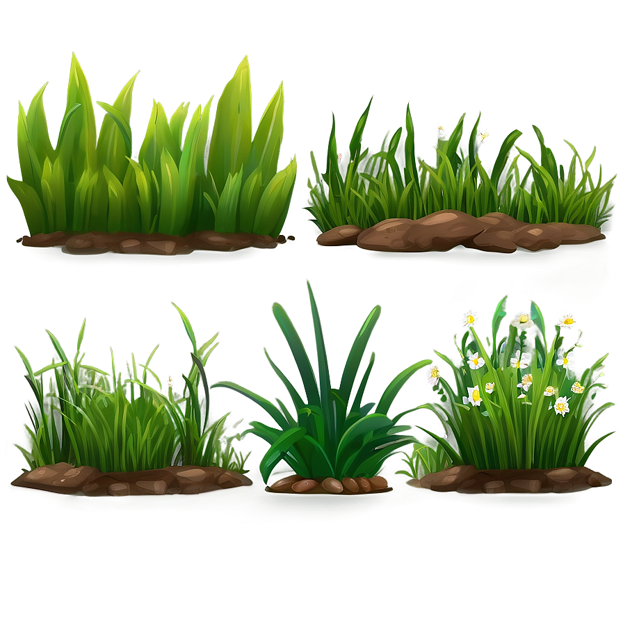 High Quality Cartoon Grass Png Kno1 PNG