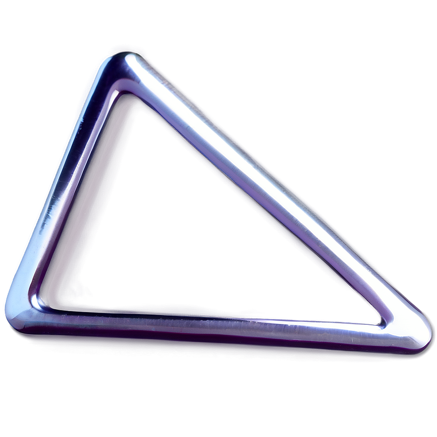 High-quality White Triangle Png 06122024 PNG