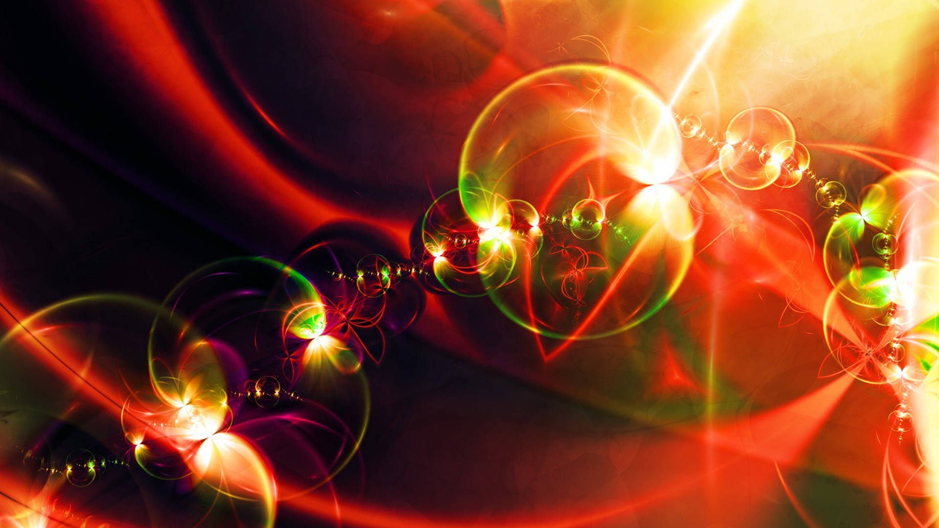 High Res Colorful Lens Flare Wallpaper