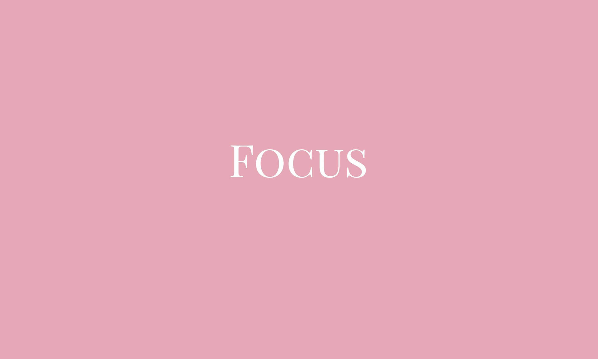 High Res Pink Focus Wallpaper