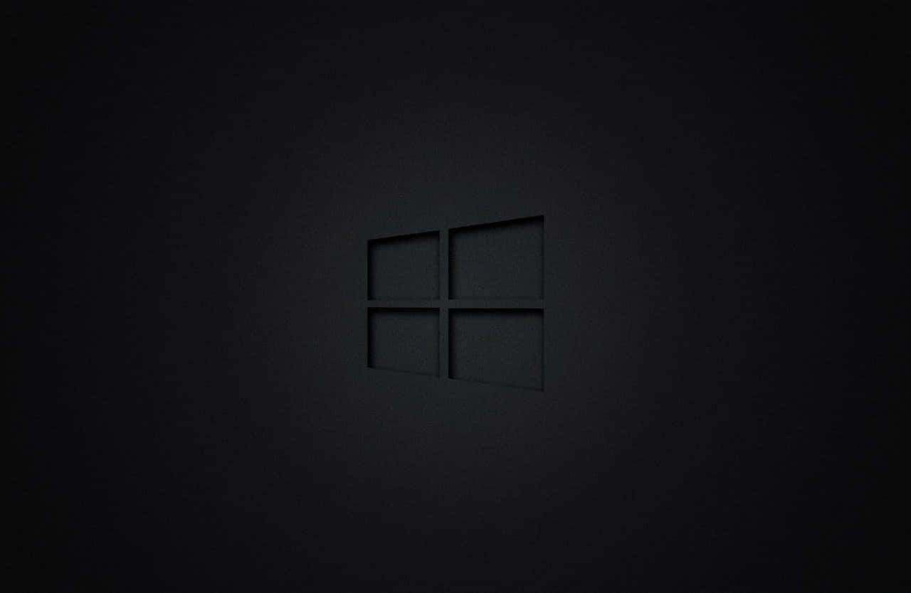 Højopløselig sort baggrundsfirkanter Microsoft Tapet