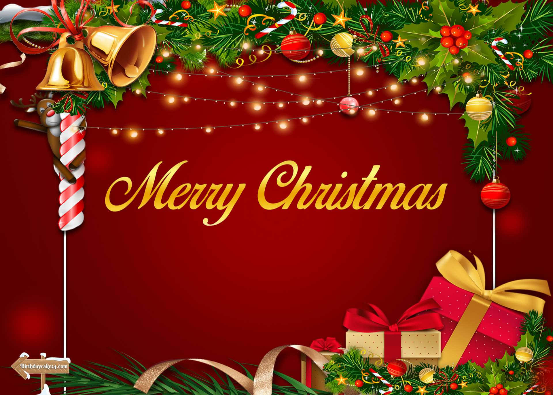 Celebrate Christmas with a Sparkling High Resolution Background