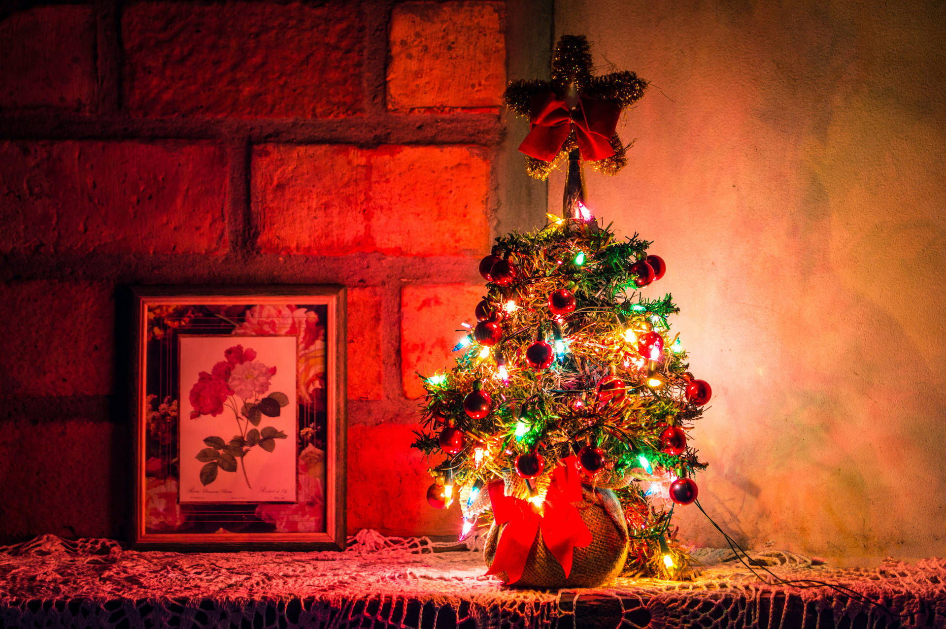 High Resolution Christmas Mini Tree
