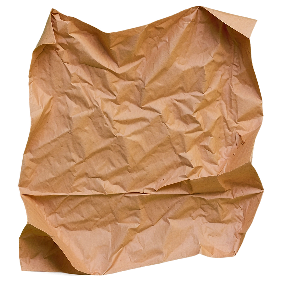High-resolution Crumpled Paper Png 05242024 PNG
