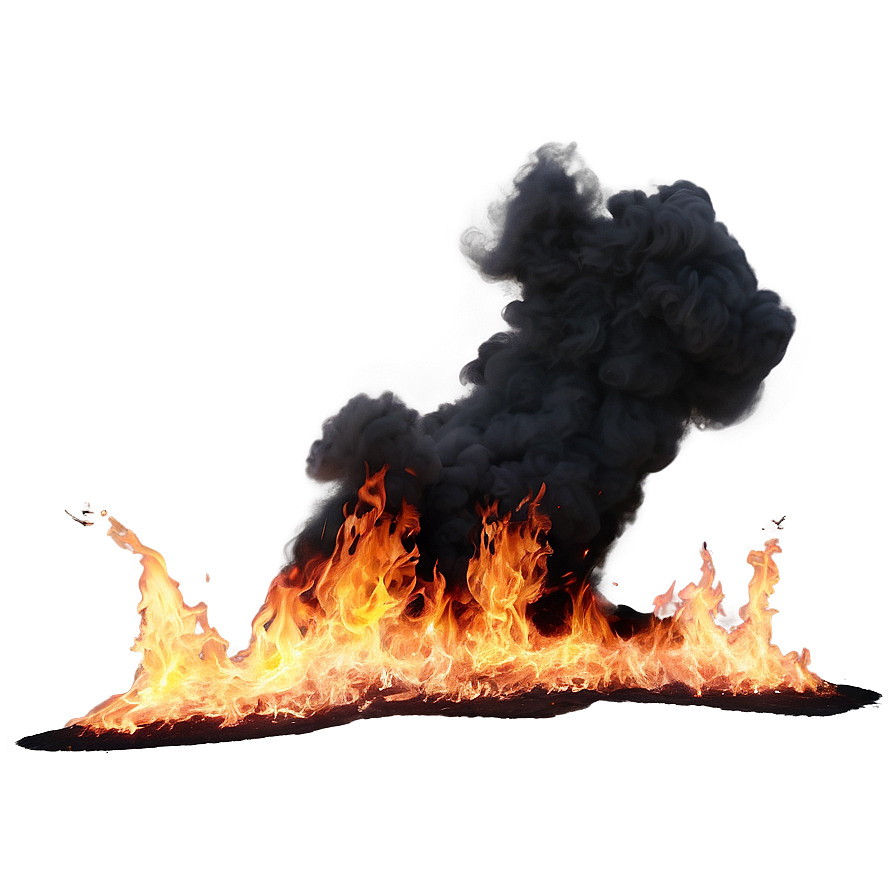 High-resolution Fire Overlay Png 06272024 PNG