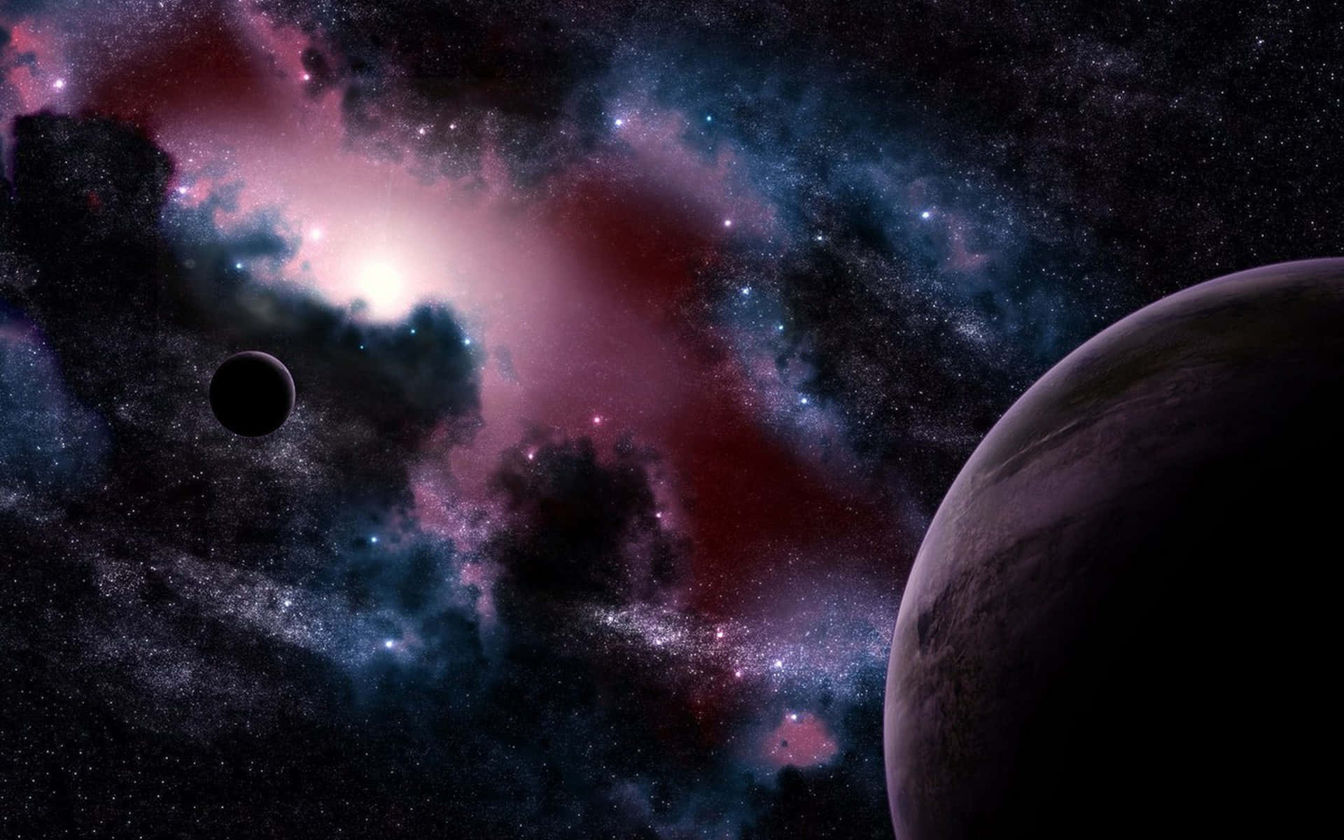 Hintergrundmit Hochauflösenden Galaxy-dunkelwolken
