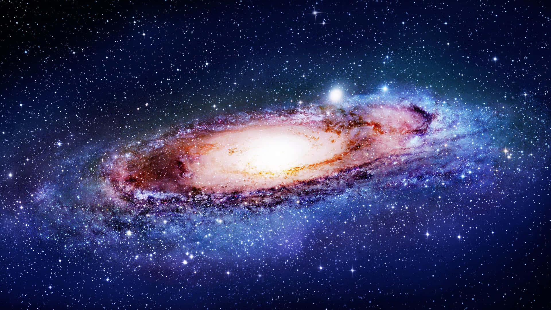 Hochauflösendehintergrundbilder Des Andromeda-mikroquasars In Der Galaxie