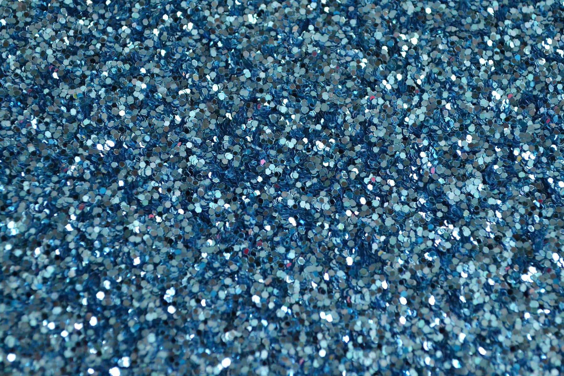 Metalkanløst blå højopløsningsglitre baggrund