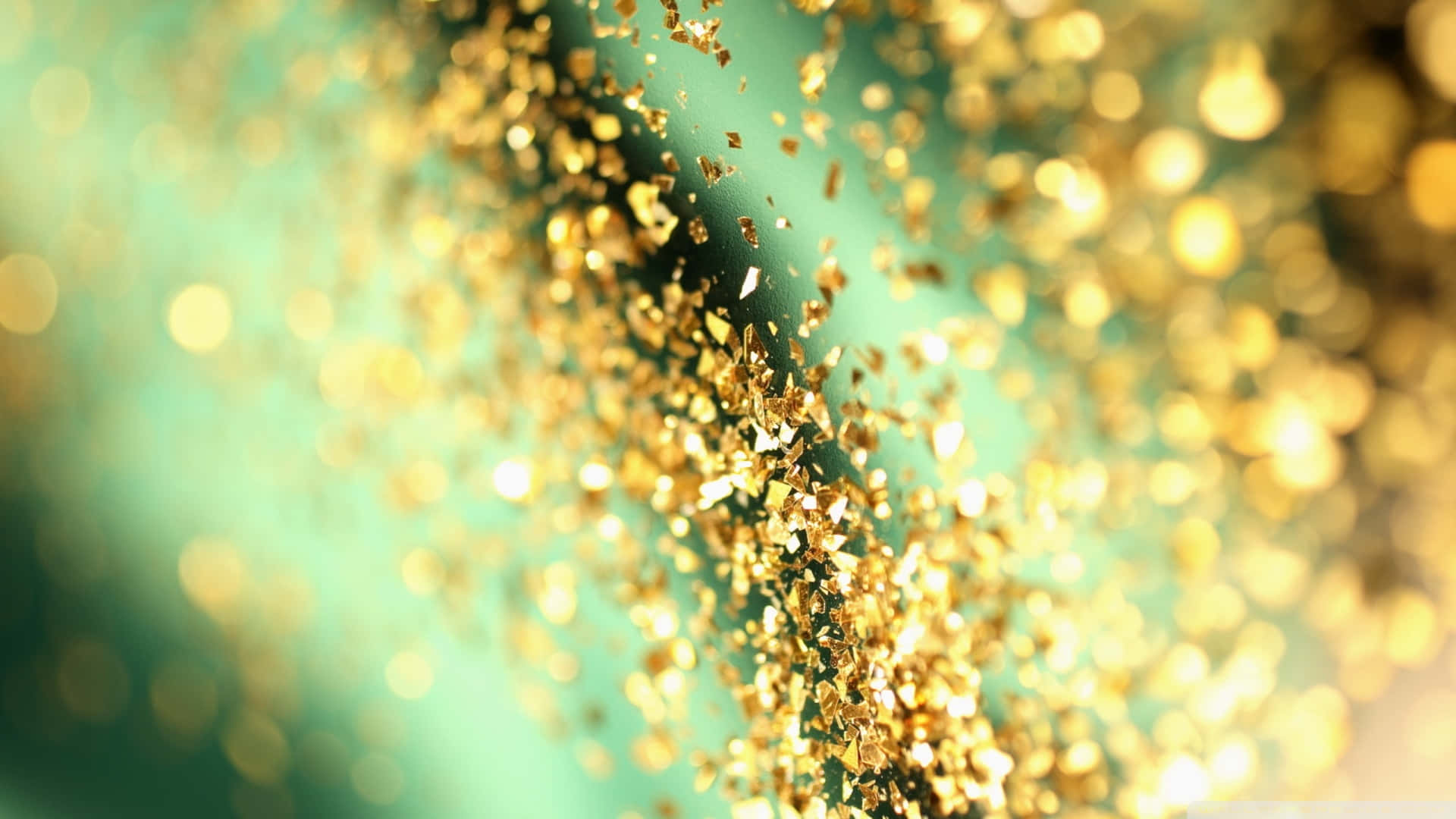 Guld Sparkle High Opløsning Glitters Baggrund