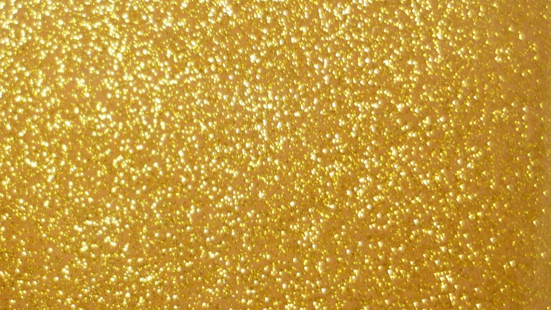 Yellowish Gold High Resolution Glitters Background