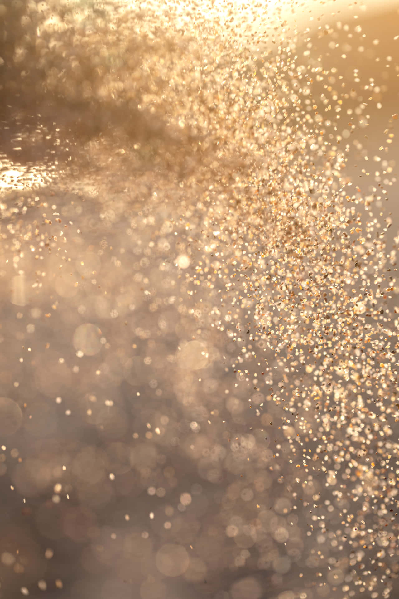 Dusty Gold High Resolution Glitters Background