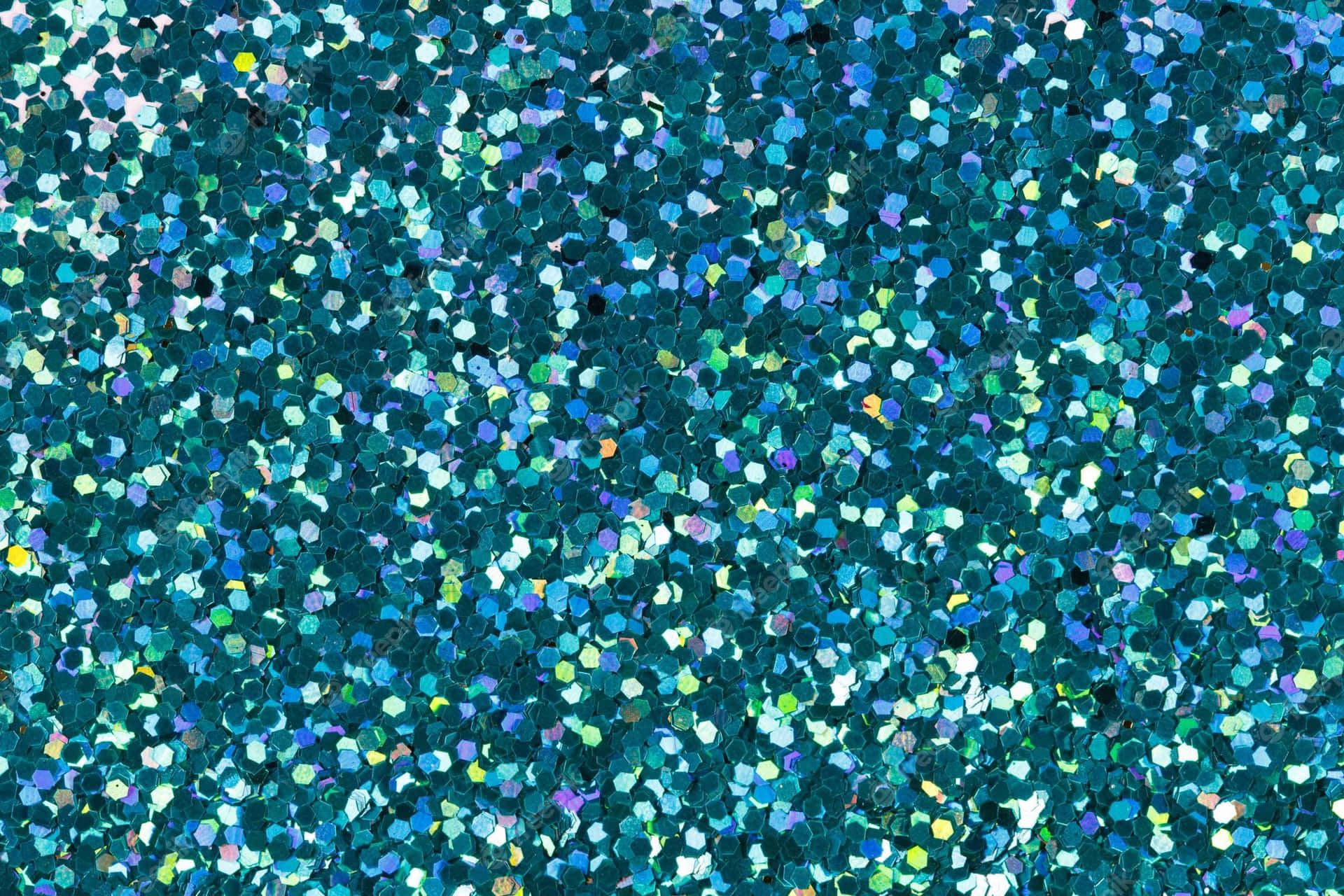 Teal High Resolution Glitters Background
