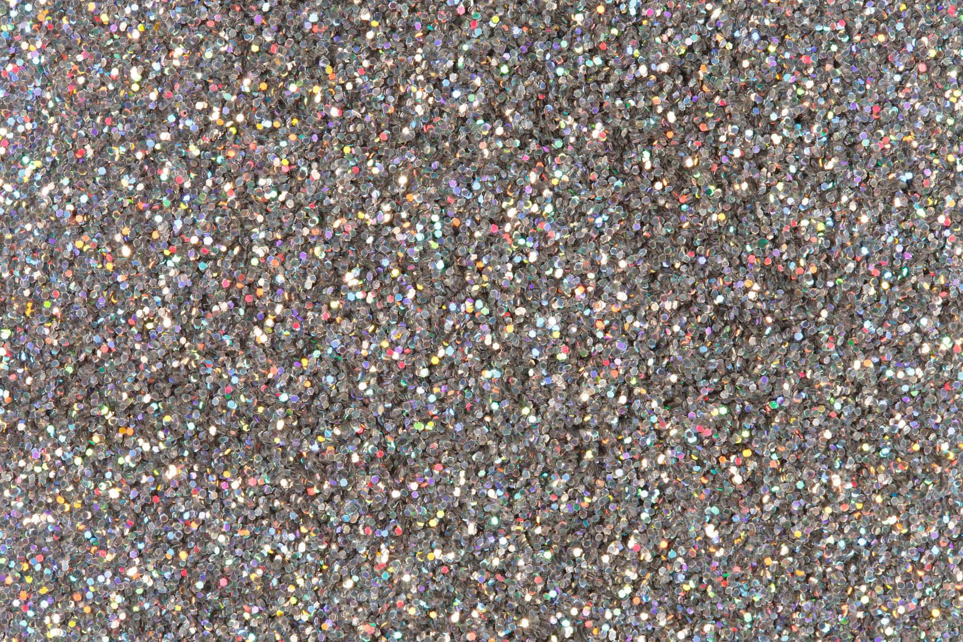 Silver High Resolution Glitters Background