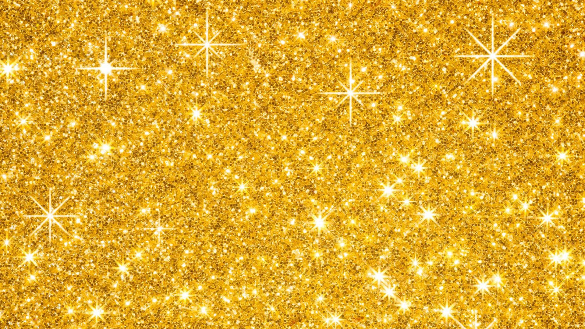 Bright Gold High Resolution Glitters Background