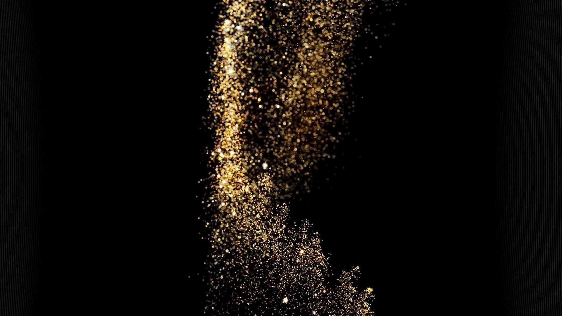 Immaginesfondo Di Lusso Con Glitter D'oro Ad Alta Risoluzione