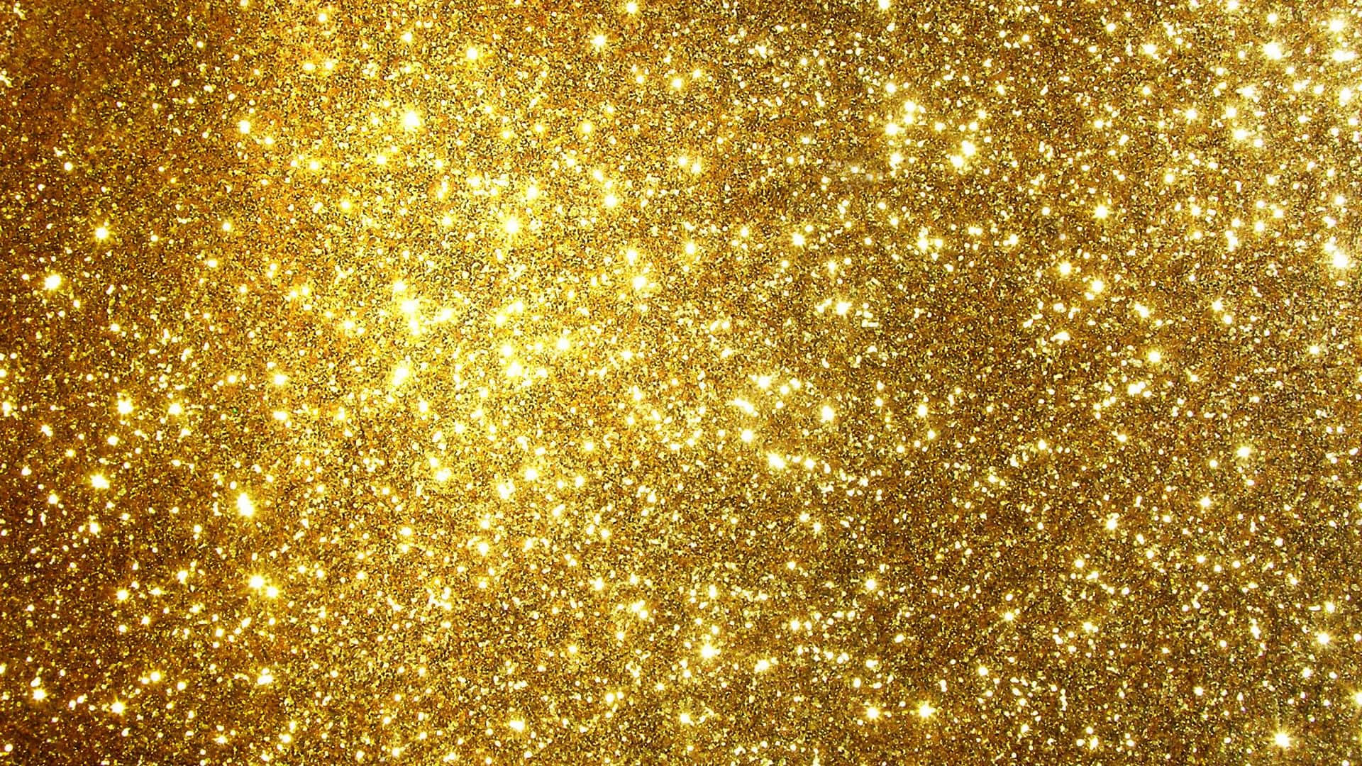 Bright and Luxurious Gold Glitter Background