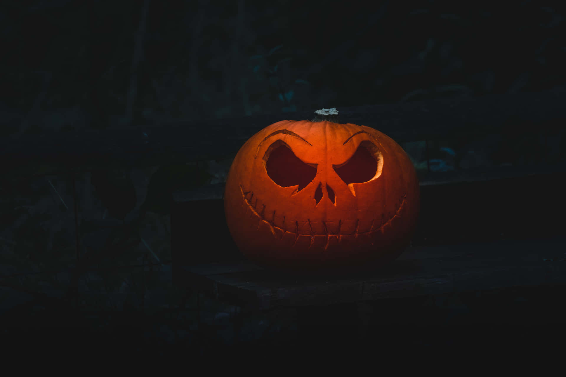 Angry Jack-O-Lantern High Resolution Halloween Background