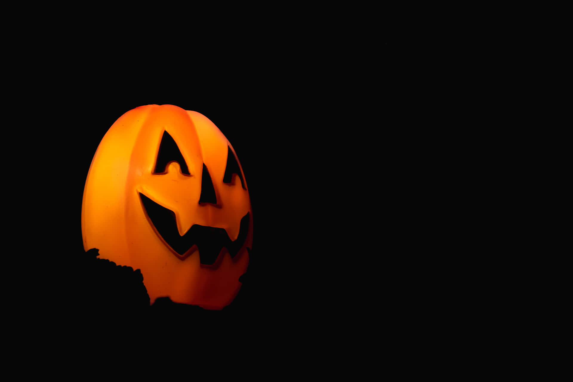 Platthögupplöst Halloweenbakgrund Med Jack-o-lantern Motiv.