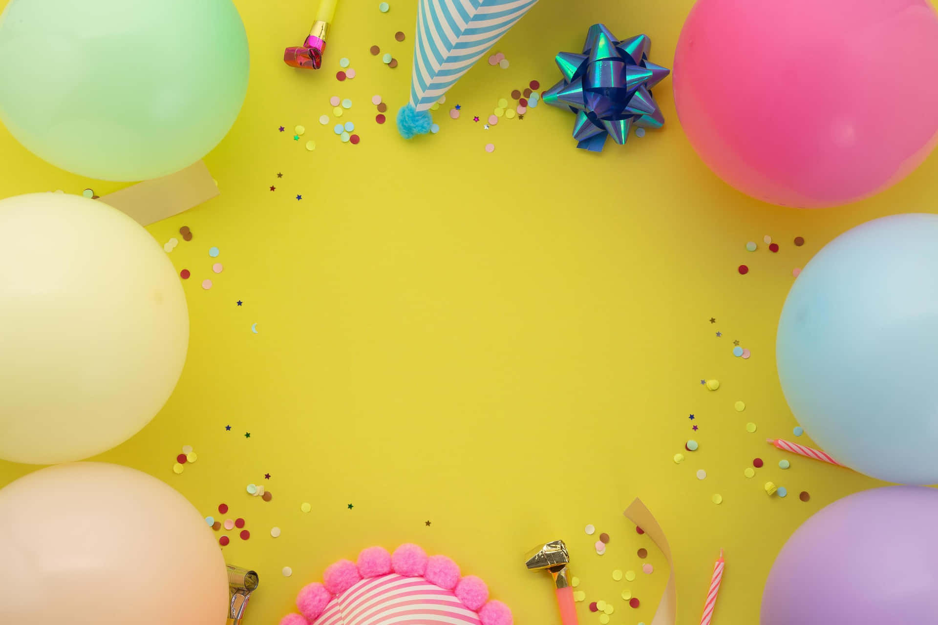 Celebrate your special day with a high resolution happy birthday background!
