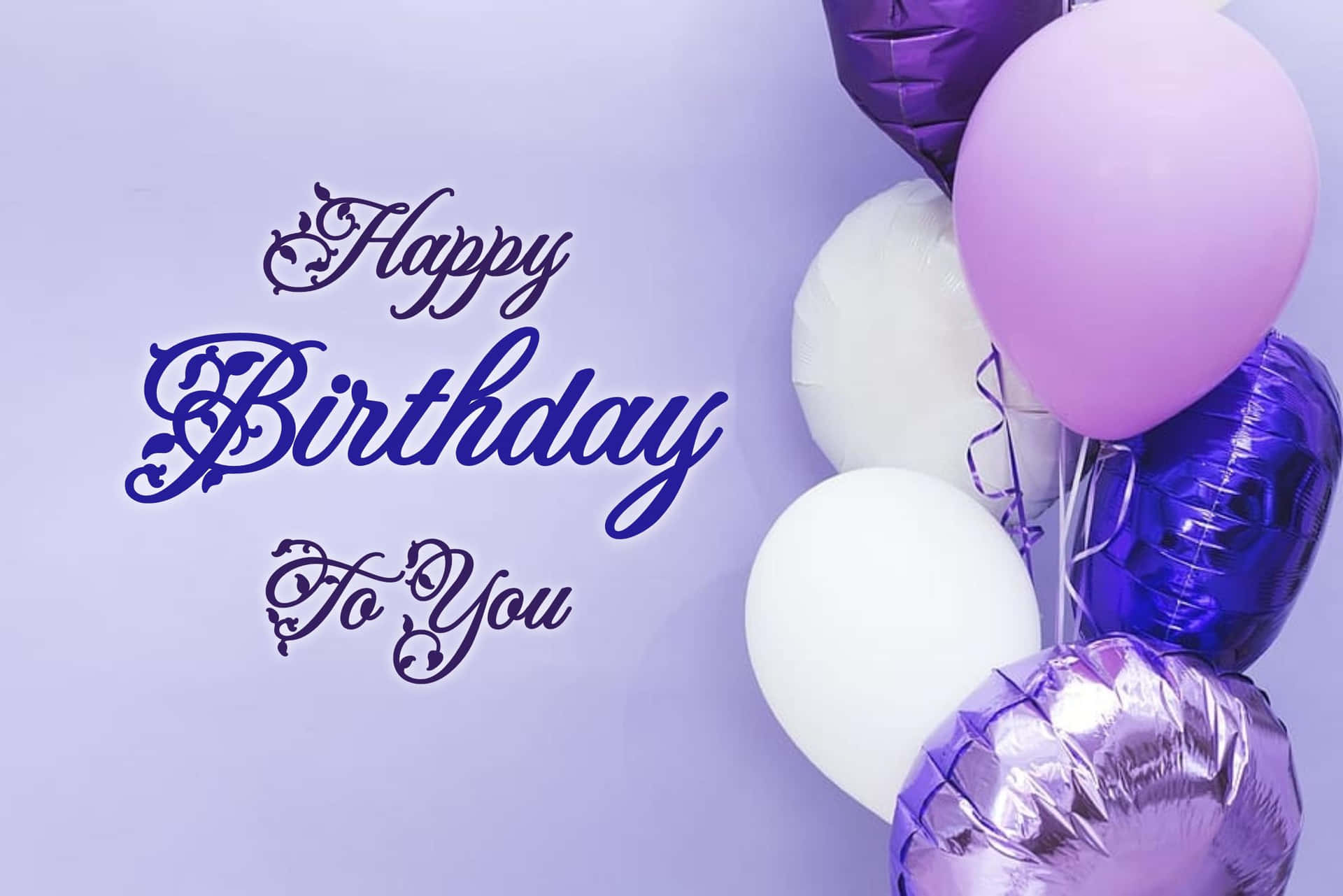 Celebrate your special day with this bright and vibrant high resolution happy birthday wallpaper