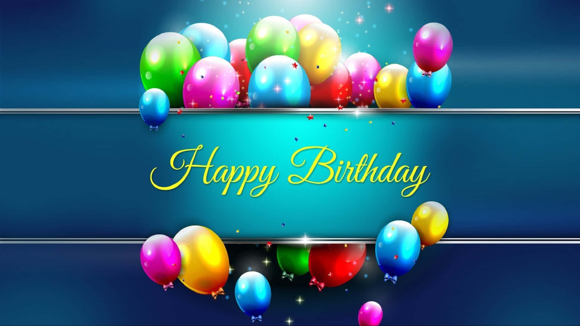 Birthday cupcake over blue background - Stock Image - Everypixel