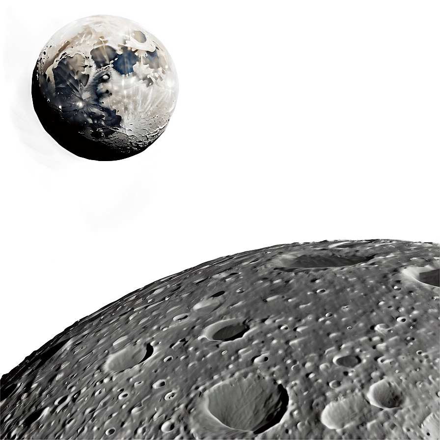 High-resolution Moon Surface Png Xge PNG