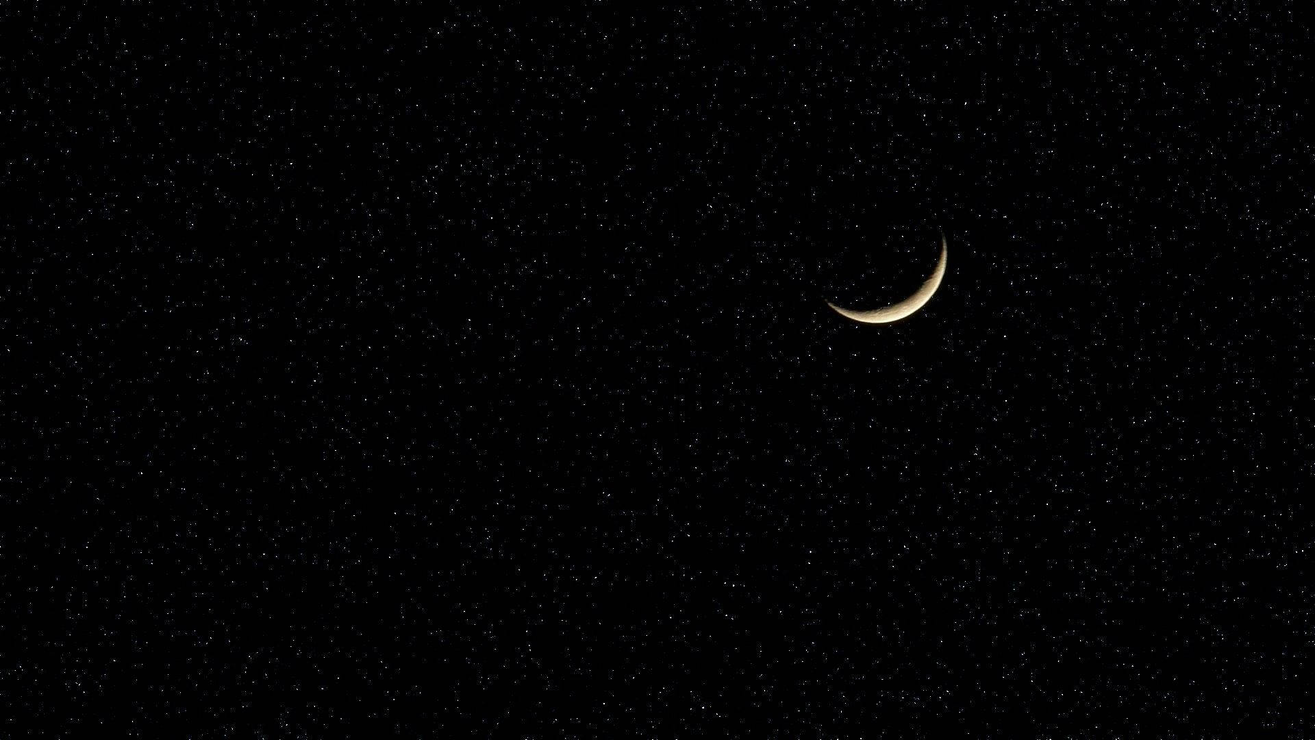High Resolution Star And Crescent Moon Wallpaper