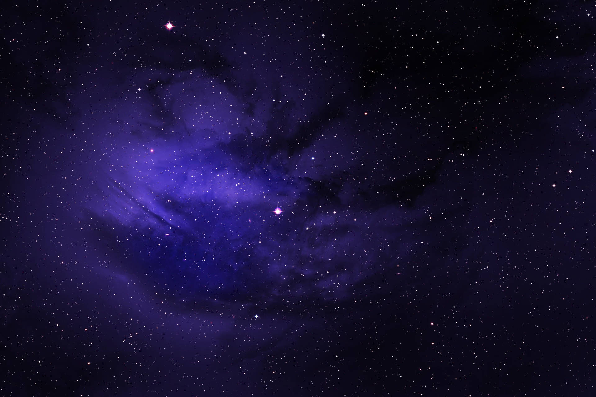 Altaresolución Cielo Estrellado Nocturno Azul Fondo de pantalla