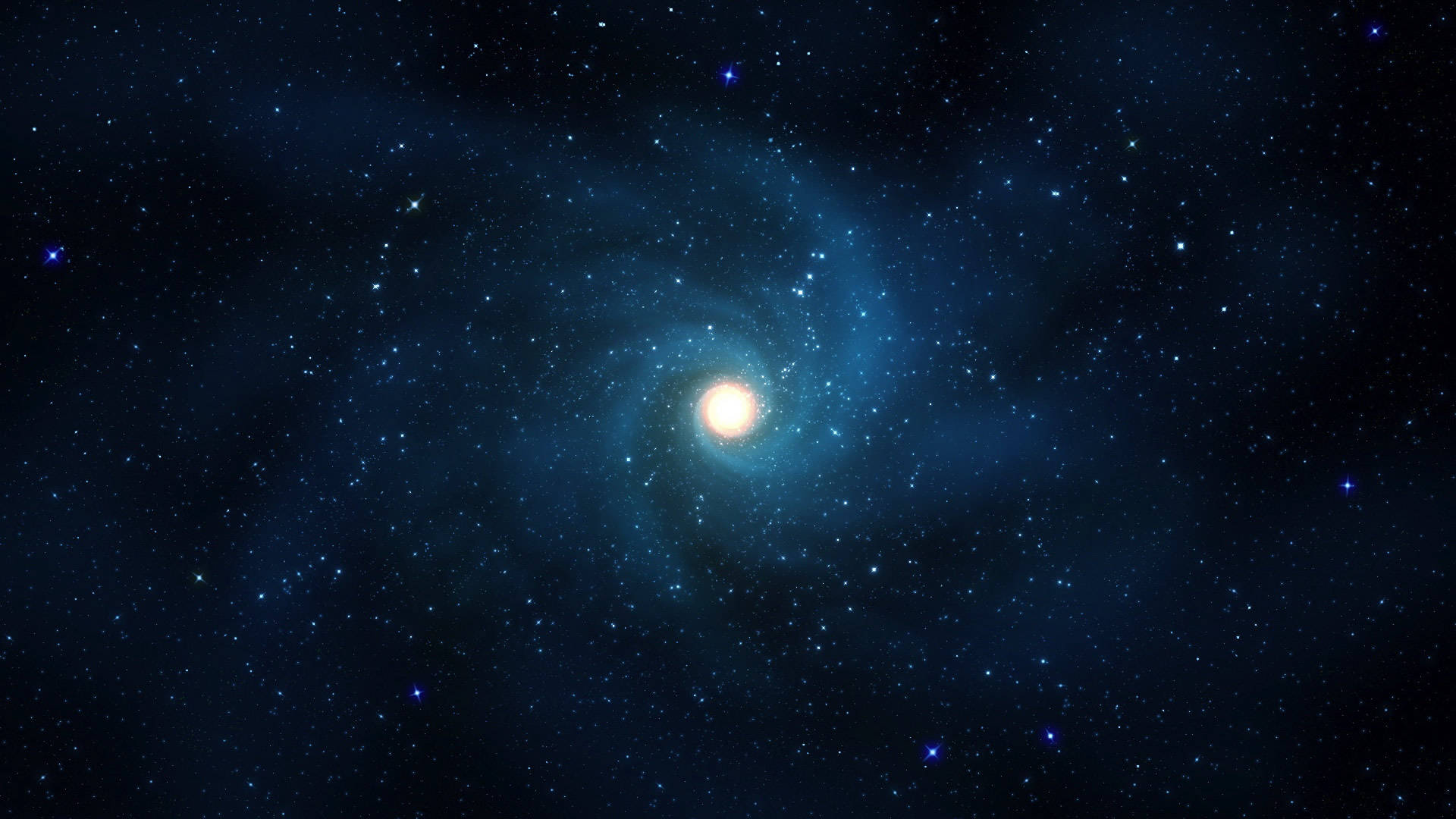 Altaresolución De Una Espiral Azul De Estrellas. Fondo de pantalla