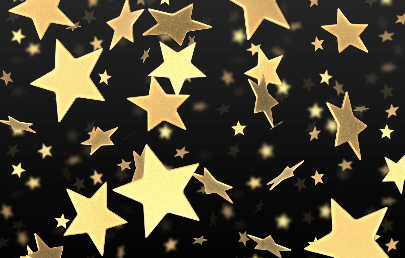 High Resolution Star Gold Wallpaper
