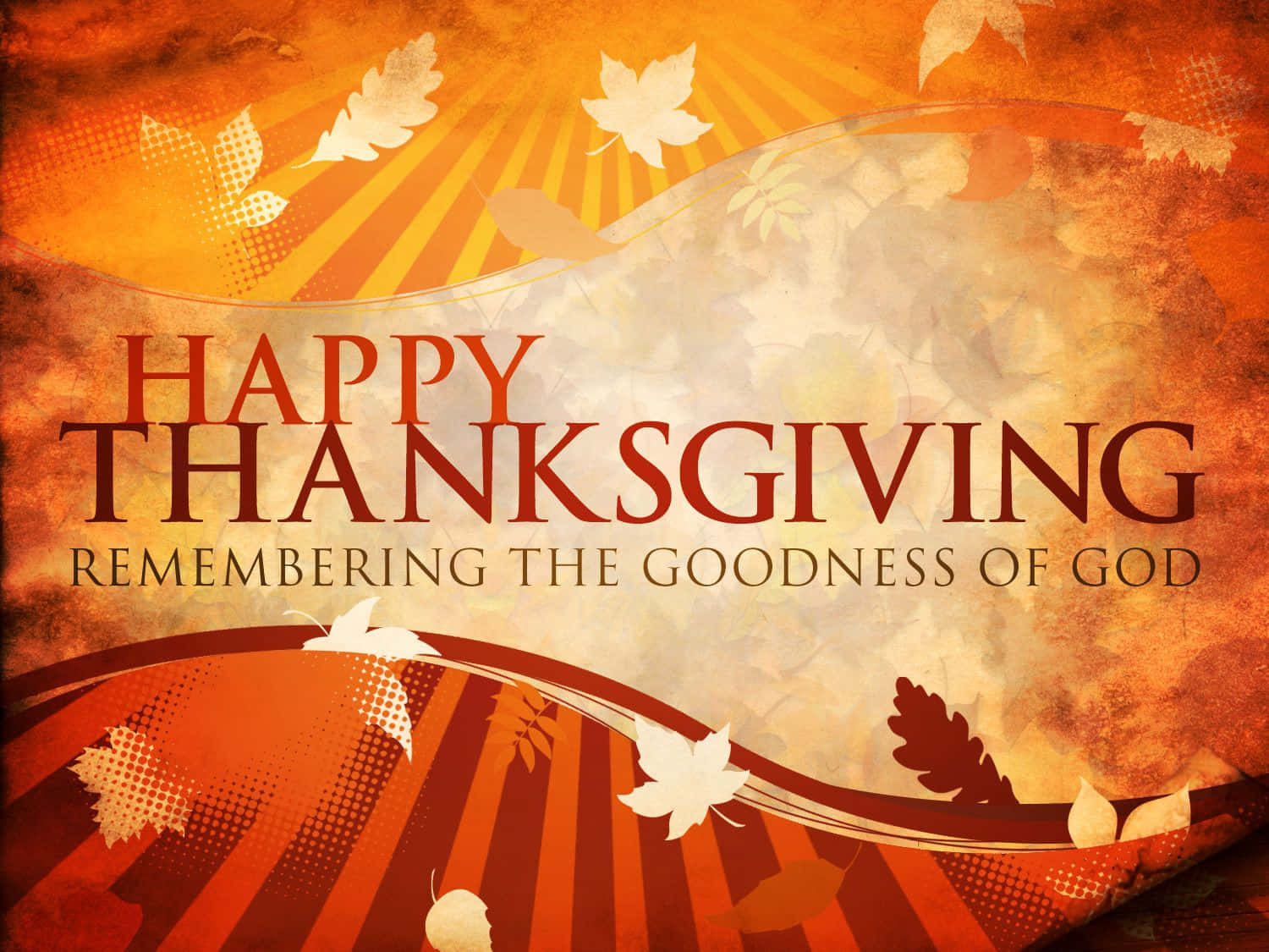 High Resolution Thanksgiving Remembering The Goodness Of God Background