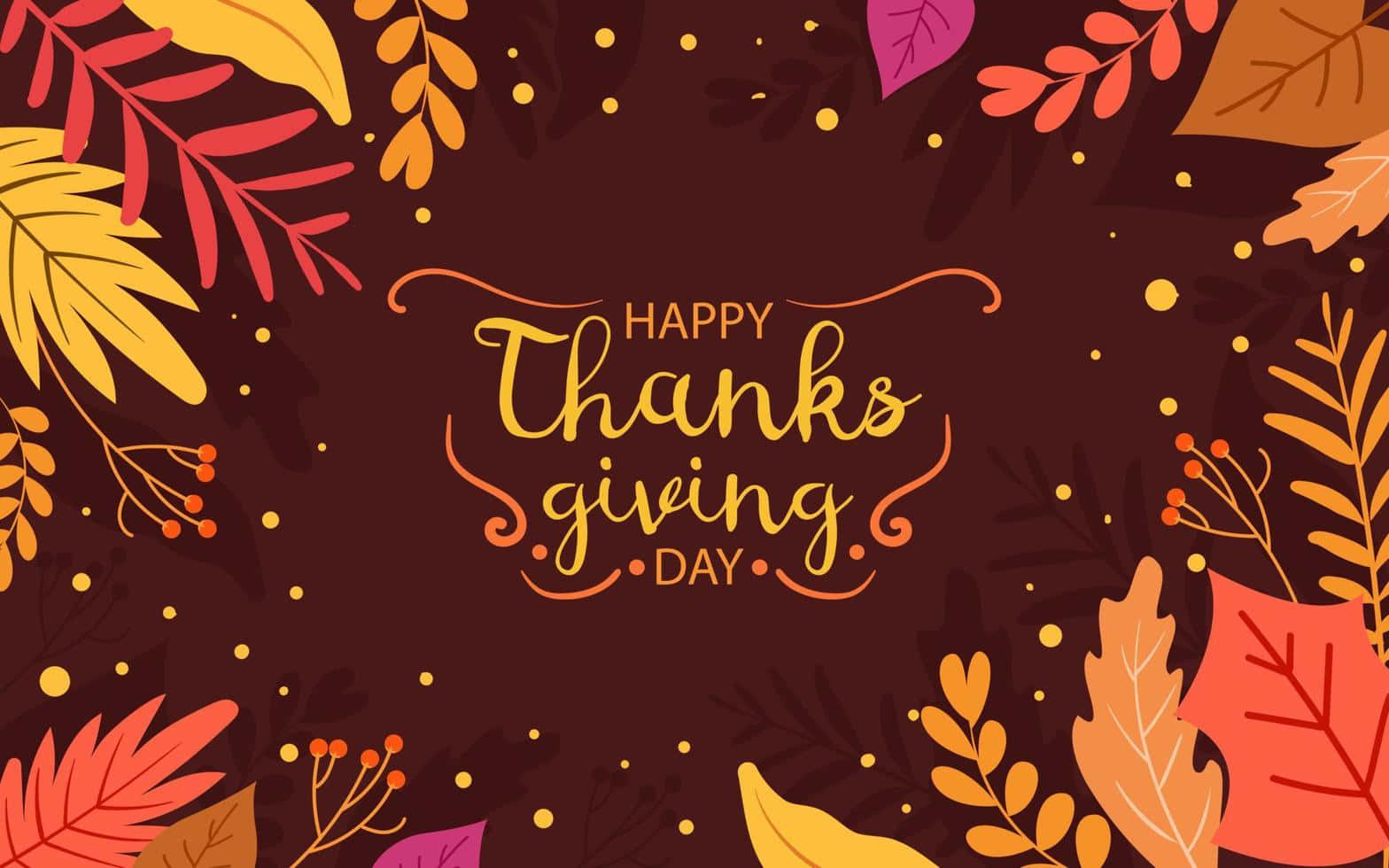 High Resolution Happy Thanksgiving Day Greetings Background