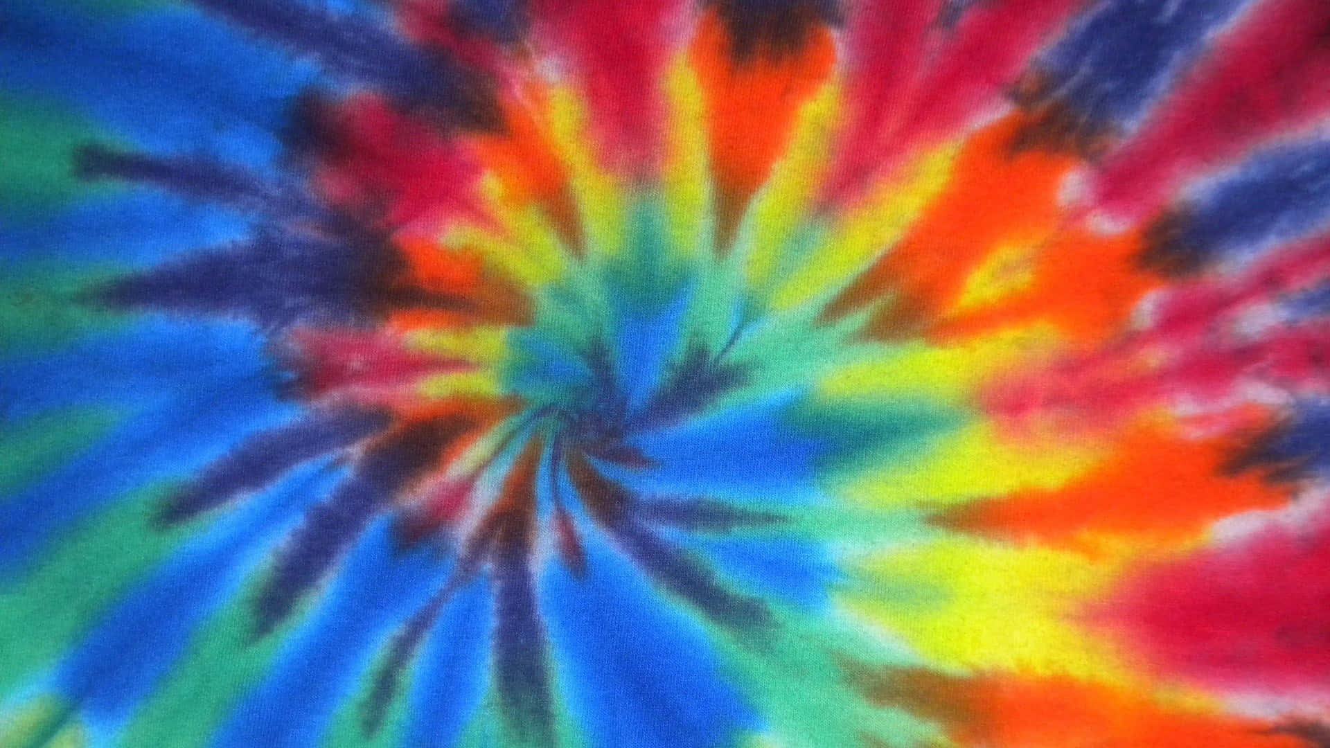 Colorful droplets of tie dye.