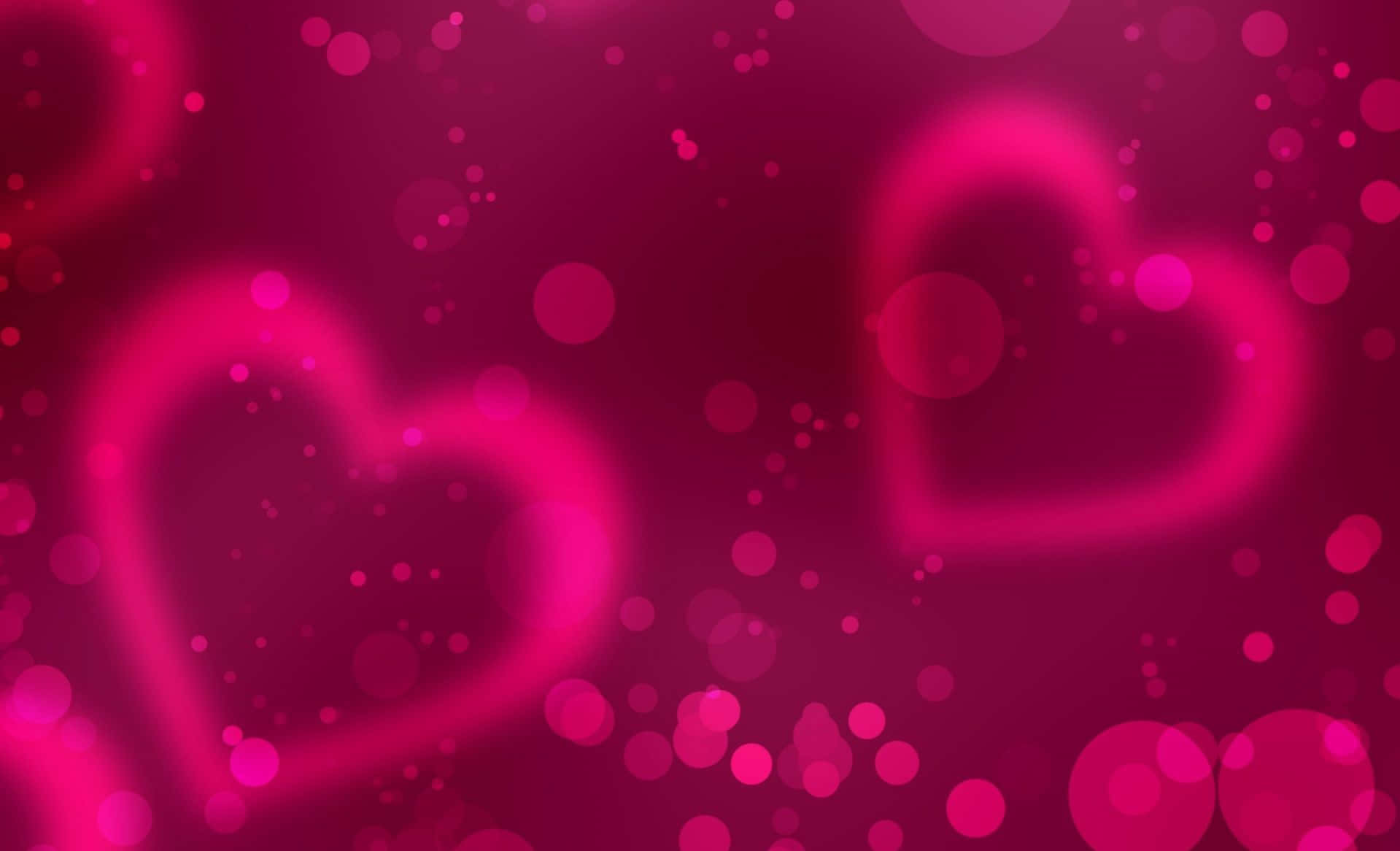 Valentine's Day Background With Hearts