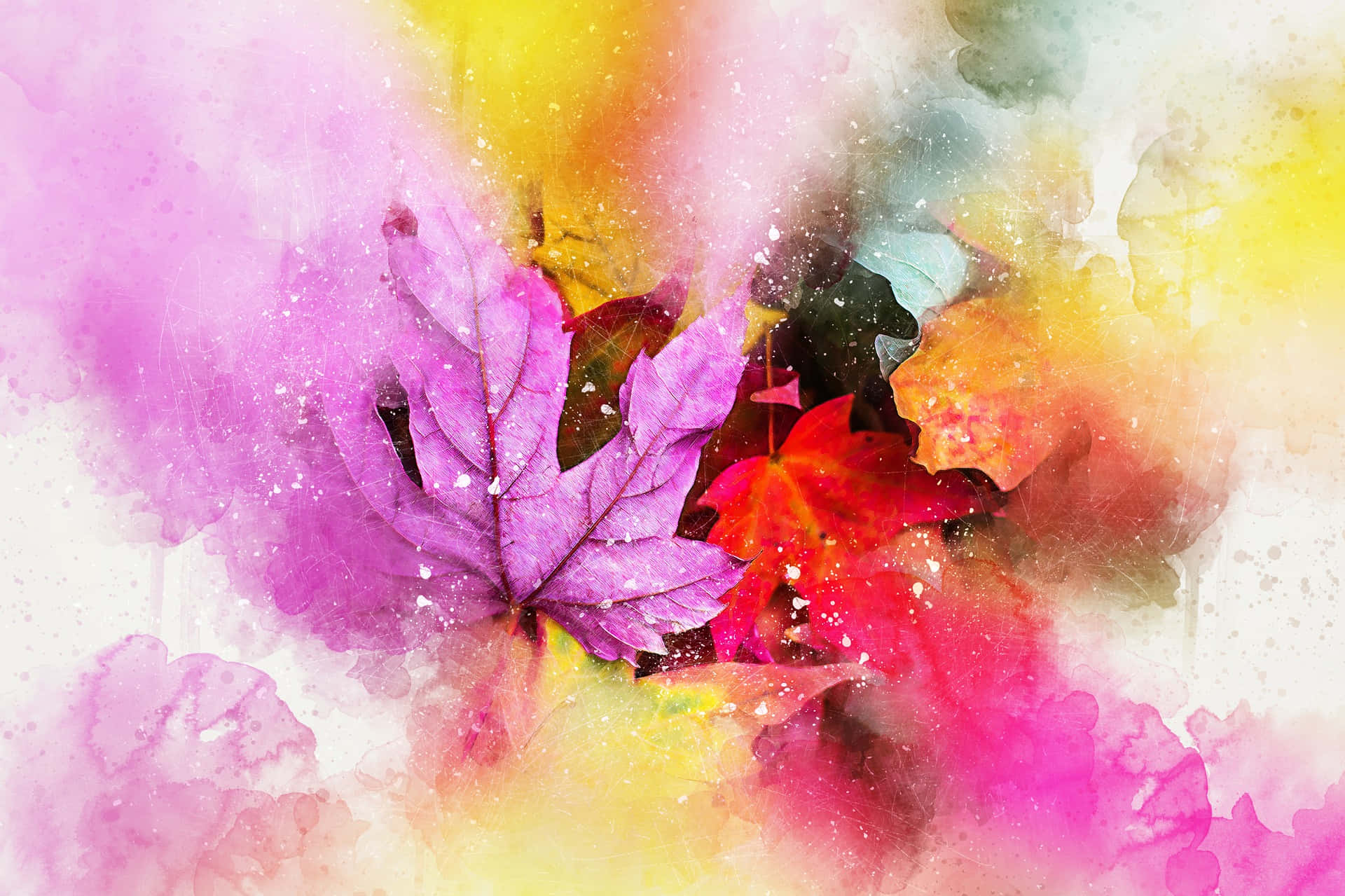 "Bright and Vibrant High Resolution Watercolor Background"