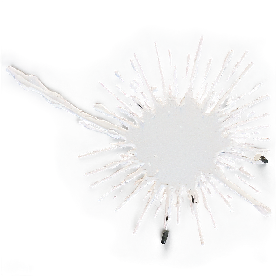 High-resolution White Paint Splatter Png 06122024 PNG