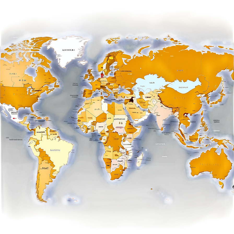 High Resolution World Map Vector Png 57 PNG