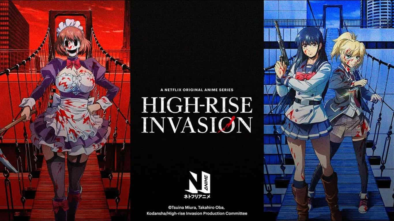 Omslagettill Anime-serien Highrise Invasion