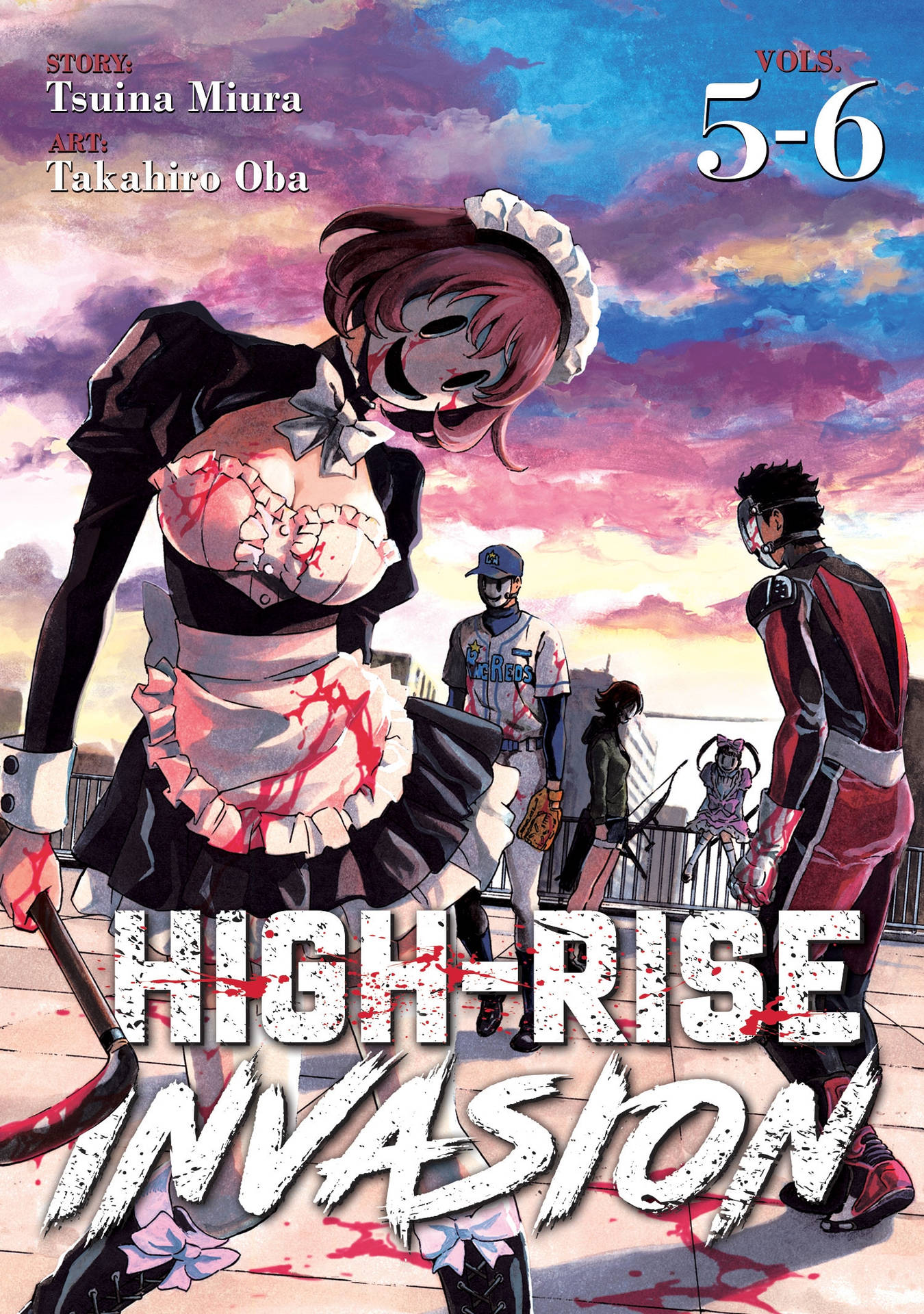 High-rise Invasion Mask Anime Wallpaper