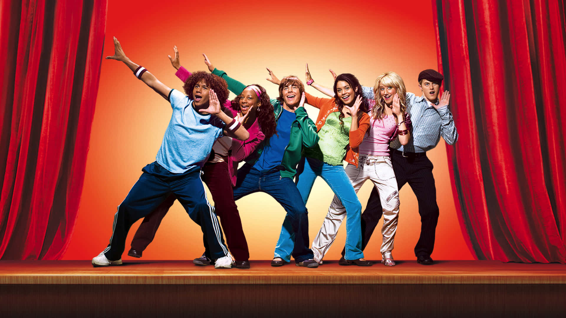 High School Musical cast performing on stage