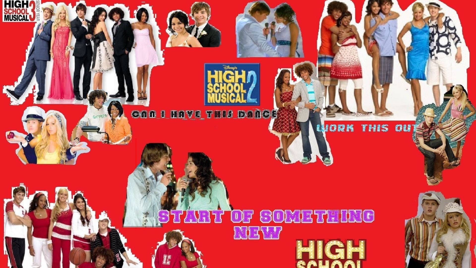 High School Musical Collage Wallpaper