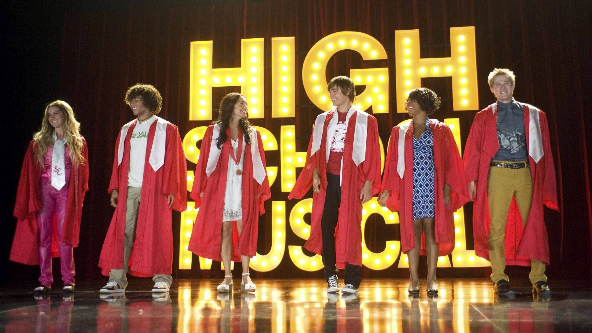 High School Musical On Graduation Background